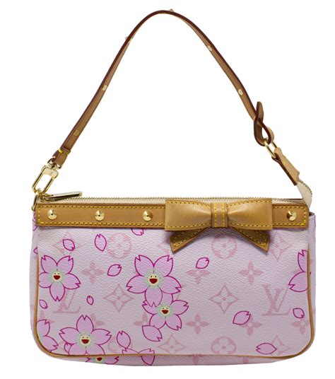 louis vuitton bag pink flowers